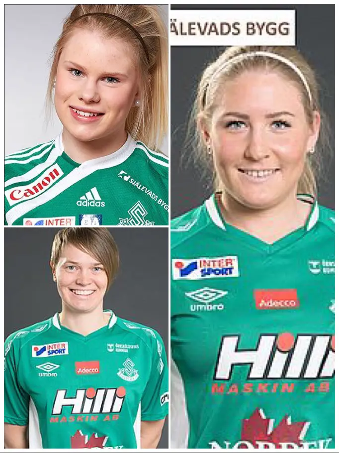 Målskyttarna. Amanda 2, Anna och Josefin ett var.