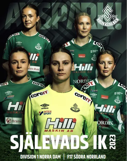 Bild och text från matchprogrammet för 2023