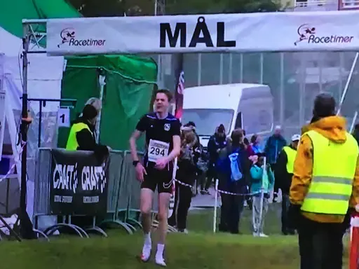 Det gick att följa Sander i TV