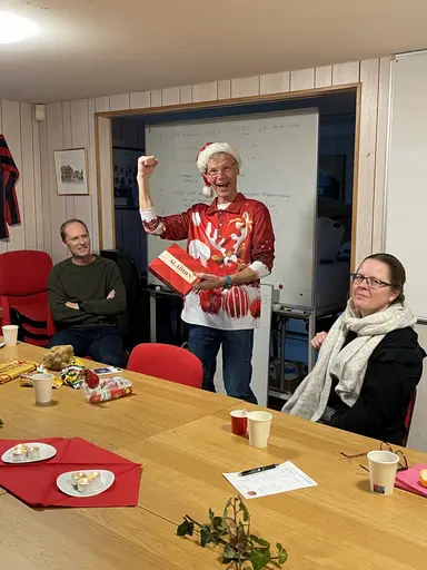 Efter sedvanlig gemensam träning väntade dusch och varm bastu 🥵