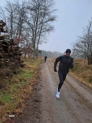 Efter sedvanlig gemensam träning väntade dusch och varm bastu 🥵