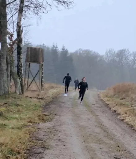 Efter sedvanlig gemensam träning väntade dusch och varm bastu 🥵