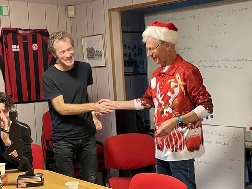 Efter sedvanlig gemensam träning väntade dusch och varm bastu 🥵