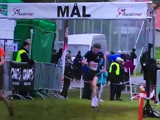 Det gick att följa Sander i TV