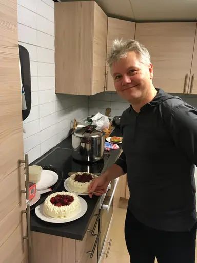 Det är stor gemenskap bland löparna