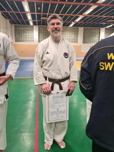 Nya Dan-grader Tibble Karate