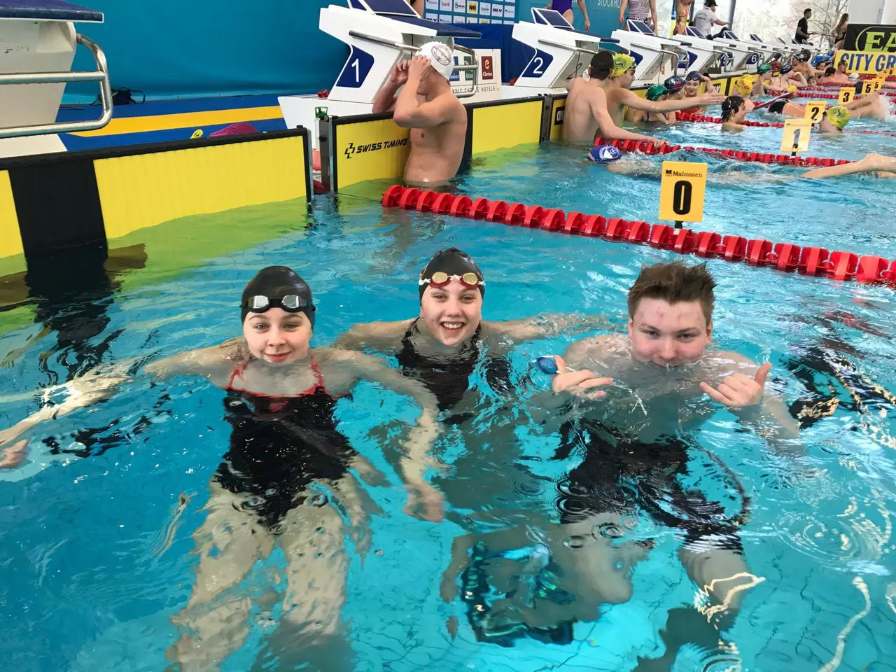 Glada simmare under Swim Open 2017