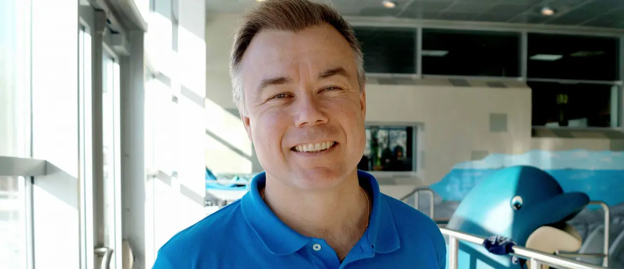 Anders Danielsson Ordförande i Stockholmspolisens IF Simförening.