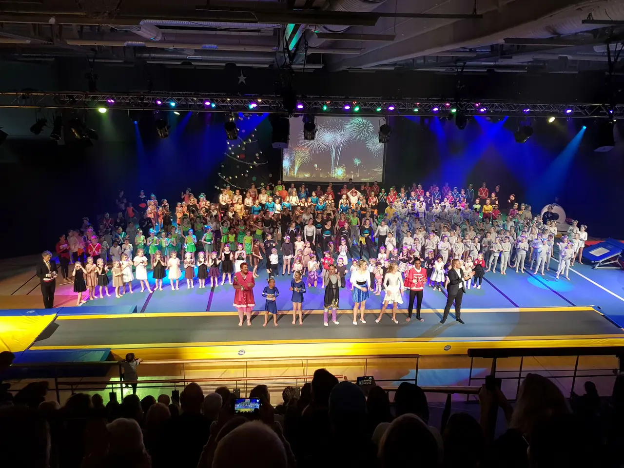 Alla fantastiska och duktiga gymnaster på årets julshow Nötknäpparen