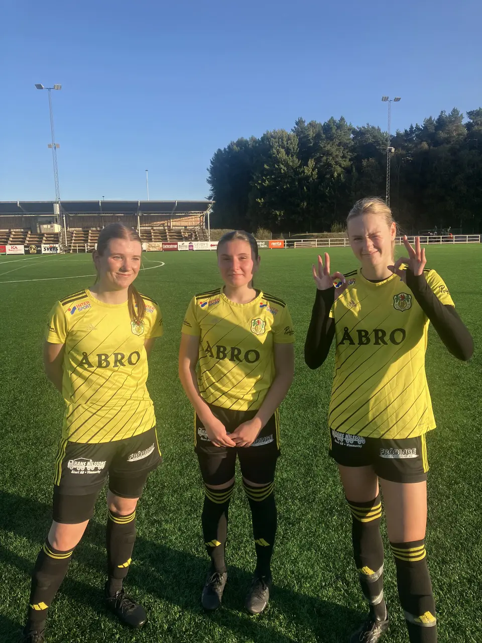 Dagens målskyttar Ellie, Salama, Tessa