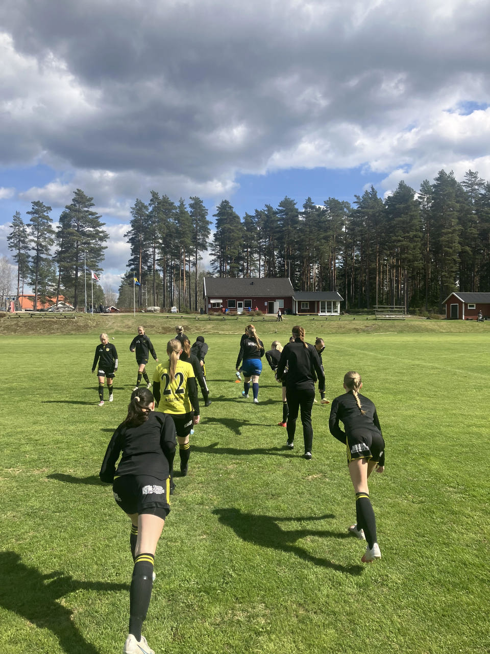 Uppvärmningen igång i Holsby