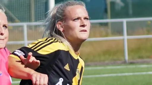 Kajsa satte de så viktiga 2-1 målet i 72min!