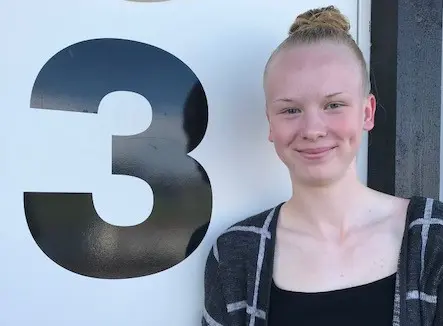 Stina satte 3 idagens B-match!