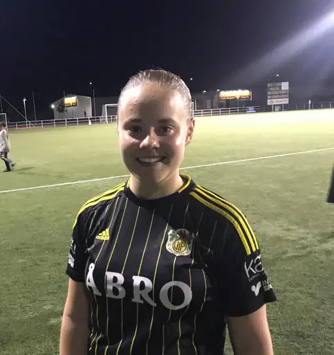 Två viktiga spelare idag Lollo Rosin (2 mål) och Hanna Ericsson (klok mf)