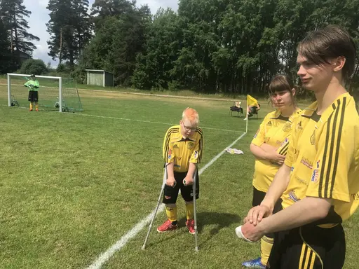 Bra väder och kul med matcher
