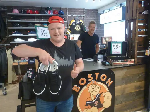 Fredrik Eklund och Kim Wickström/Boston