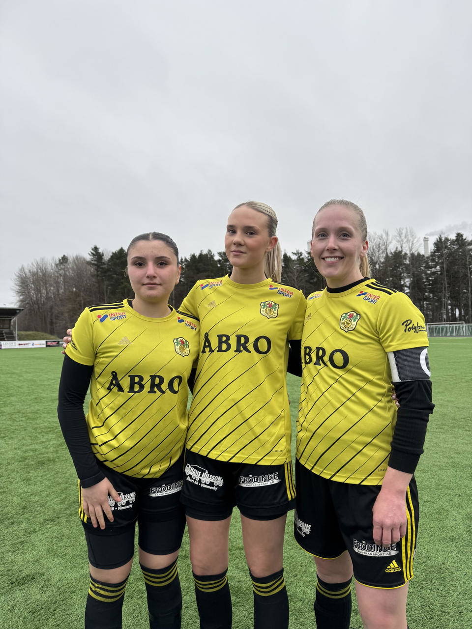 tre som bidog mycket idag Salama-Elsa-Linn
