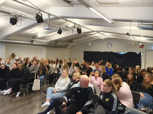 Från Fabriken i går kväll, foto Vickan och UK.