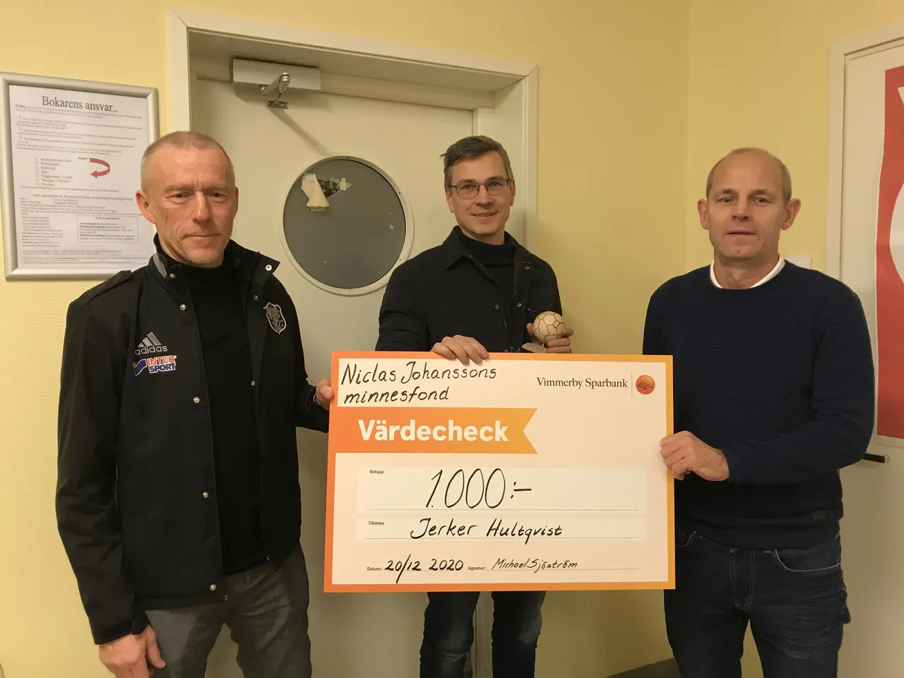 Fr v Budo Ericsson, Jerker Hultqvist, Michael Sjöström