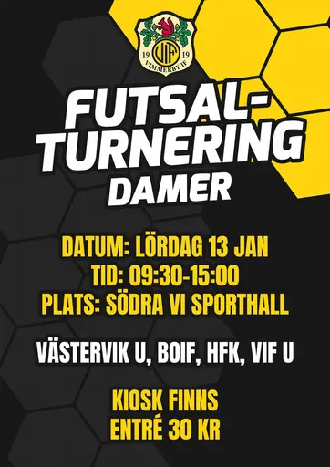 Hemmafutsal fast i södra Vi