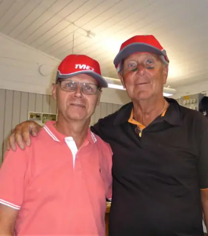vinnarna på bild Tryggve-Stig-Karlsson samt Leif och Björn