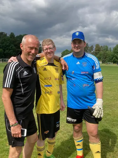 Bra väder och kul med matcher
