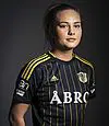 Två förgrundsfigurer i matchen mot ÖIS Vista. Fröjd två mål och Johanna som gjorde det mesta rätt i matchen