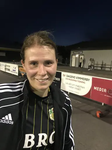 Två viktiga spelare idag Lollo Rosin (2 mål) och Hanna Ericsson (klok mf)