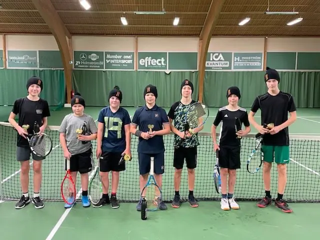 (från vänster): Travis Gustafsson, Gabriel Åberg, Jakob Karlsson, Sixten Hamlin, Thilo Andersson, Kasper Lindberg & Alfons Junhammar