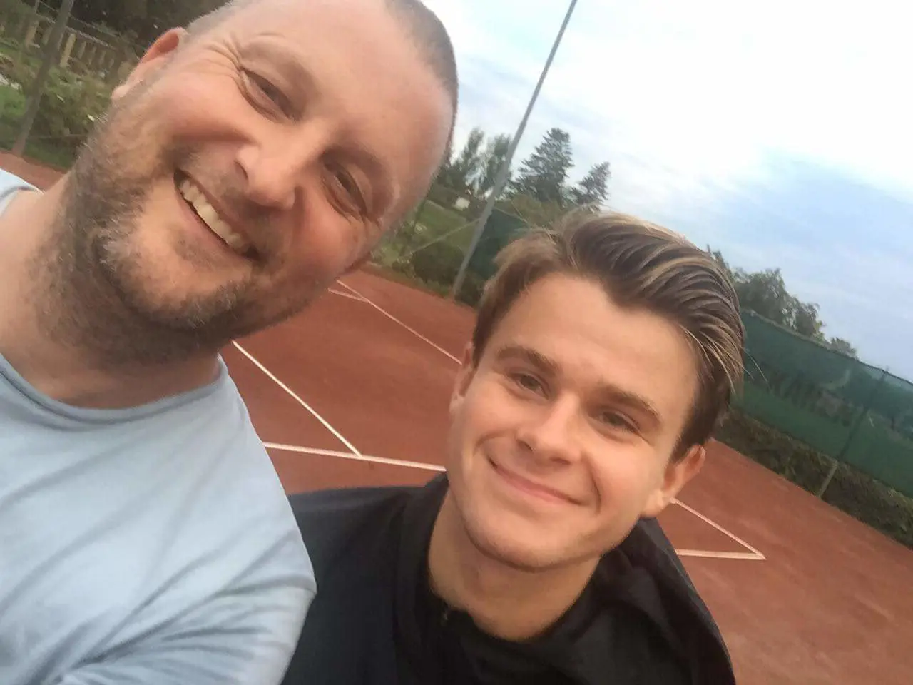 Vinnarna i dubbelklassen Cristian och Eric