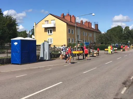 Folkfest i Byn, RIK hjälper till med trafikvakteri samt en dryck/energidepå.