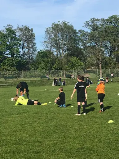 Målvaktsträning med framtidens bynmålvakter