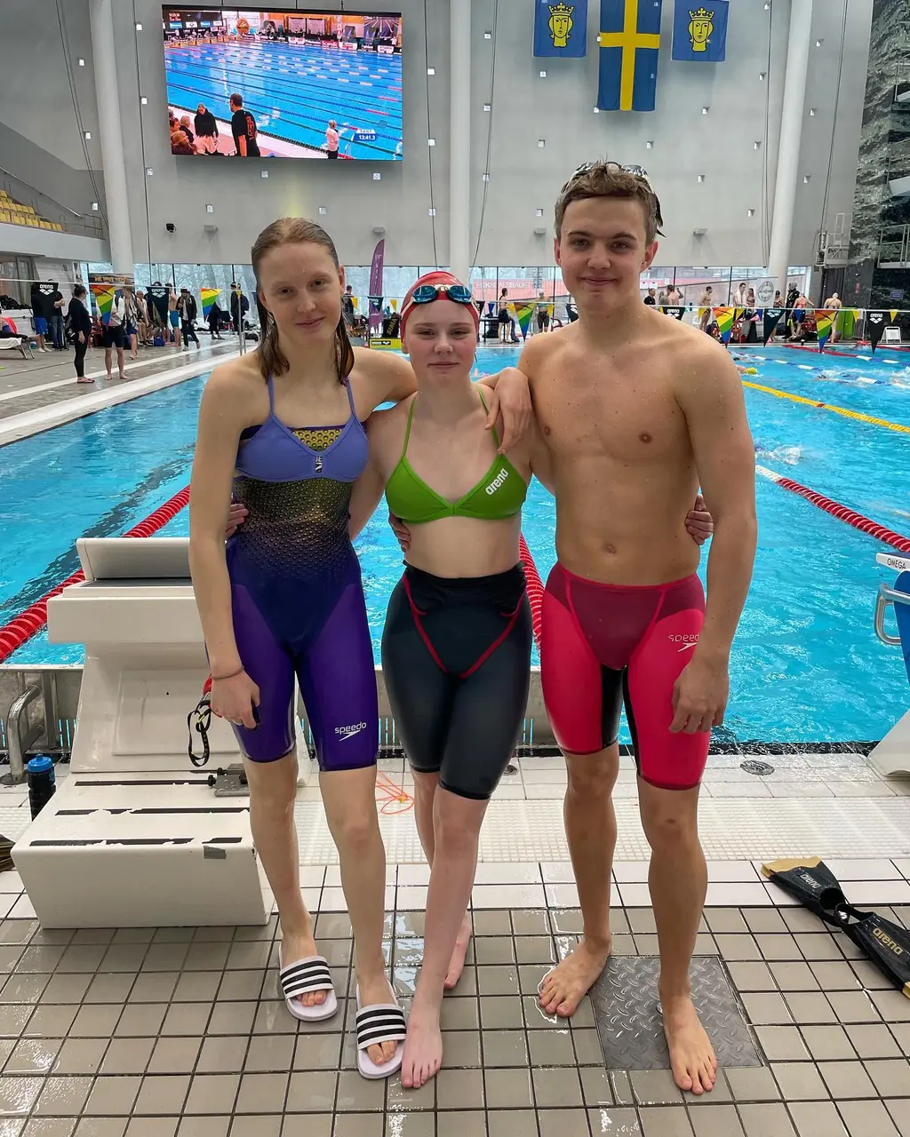 Amelia Hultqvist, Towe Andersson och Alwin Edqvist