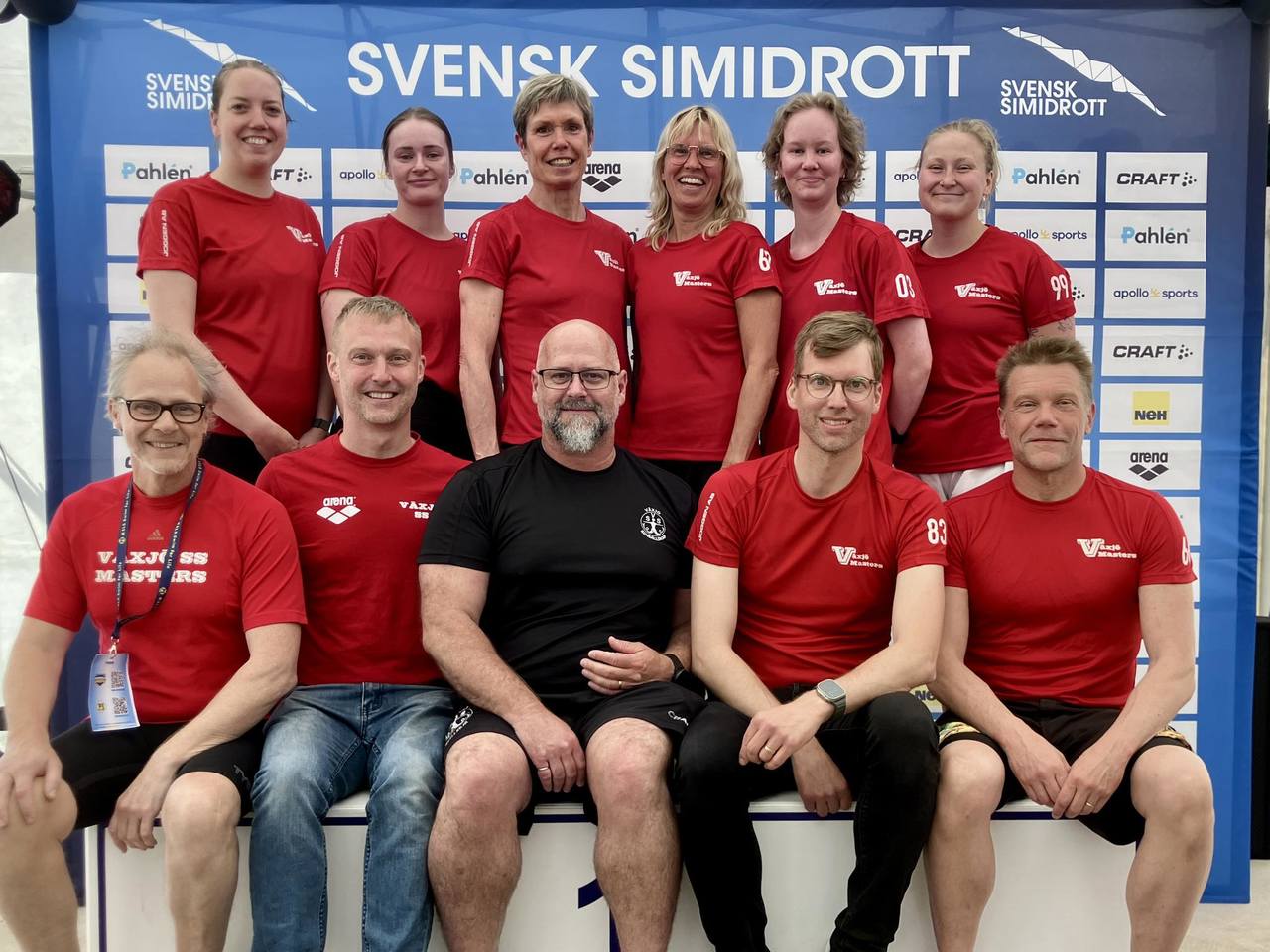 (bak Nicolina, Sandra, Karin, Christine, Kajsa, Clara, fram Fredrik, Martin, Ryan, Peter Ola. Saknas i bild Per och Hampus)