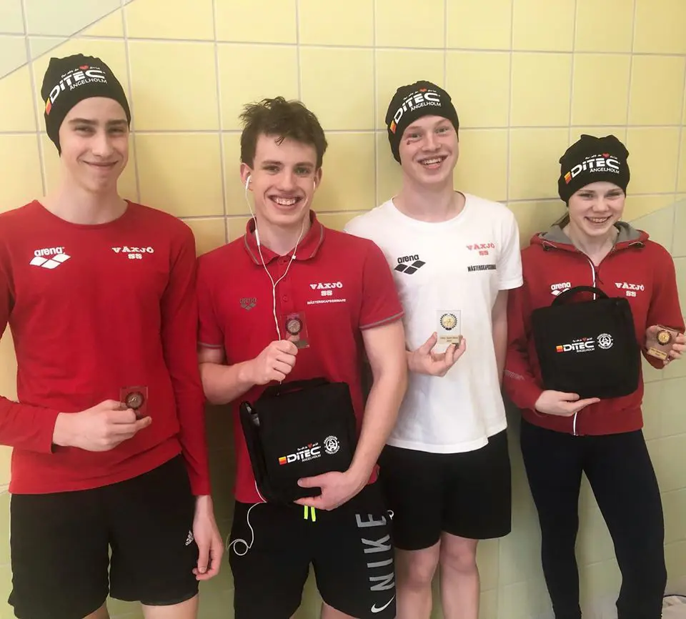 Gustav Hammarstedt, Anton Strand, Emanuel Tidåsen och Towe Andersson