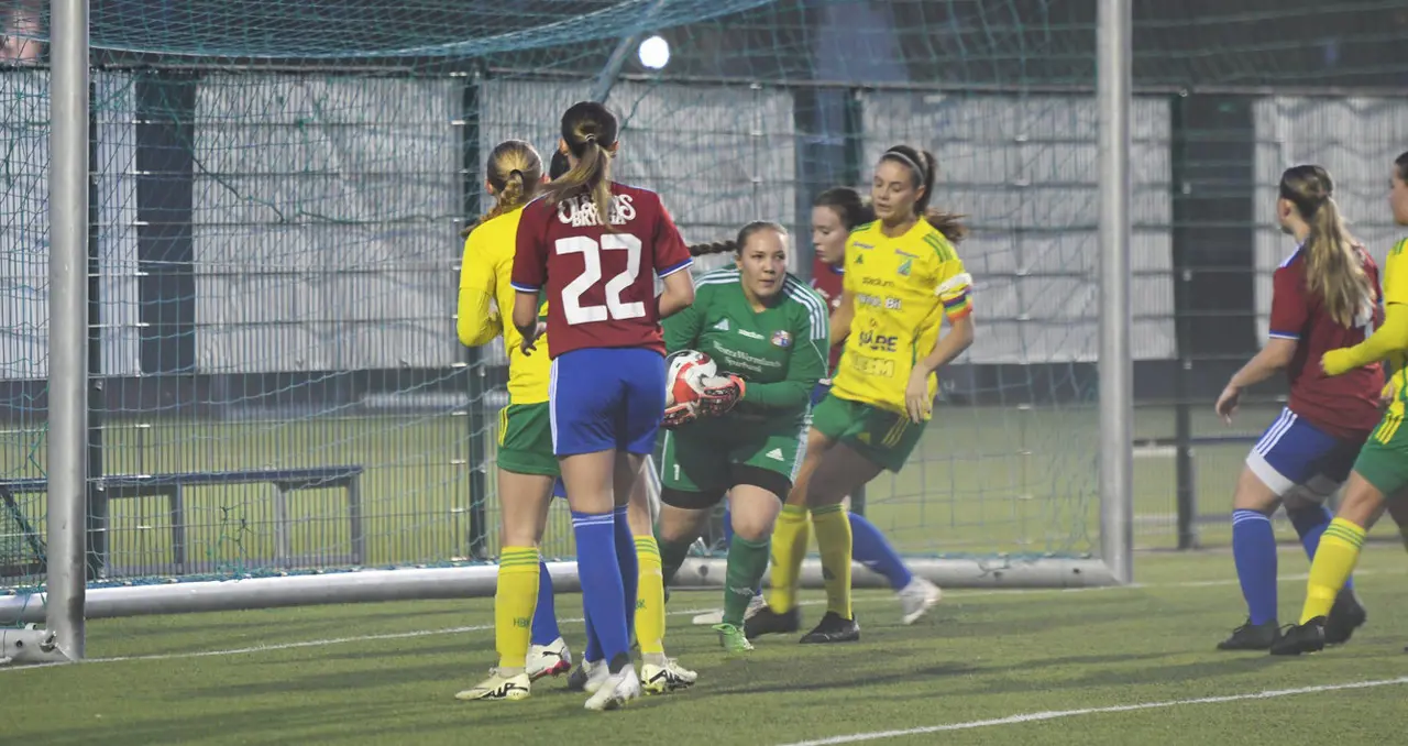 Arvikas målvakt Emma Bergfjord storspelade!