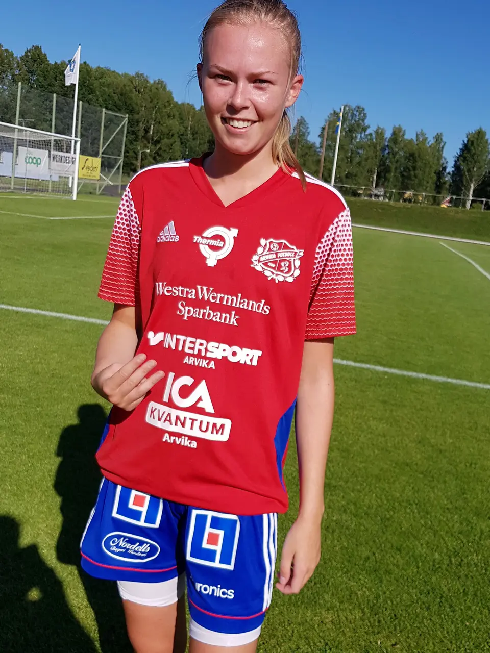 Ellen Stennrick gjorde tre mål