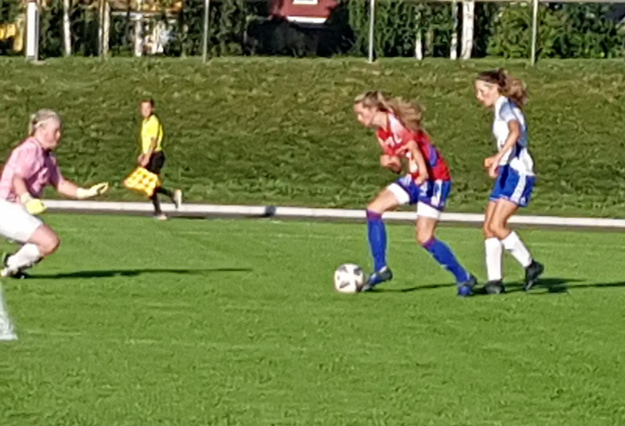 Mathilda Henriksson gjorde tre mål.