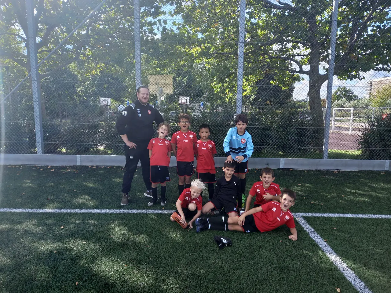 Lagbild efter matchen mot Staffanstorp