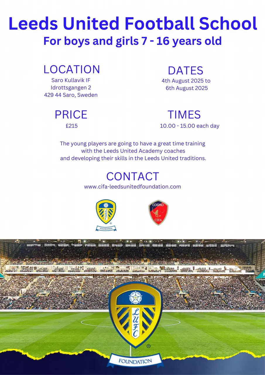 Fotbollsskola med Leeds United
