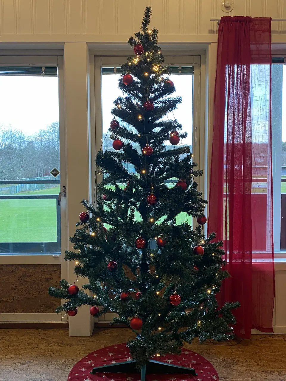 Nu är det julfint i klubbhuset