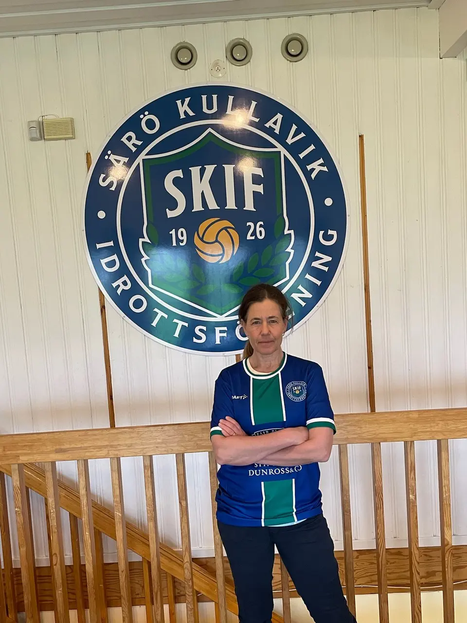 Petra Thorén har matchtröja på jobbet idag!