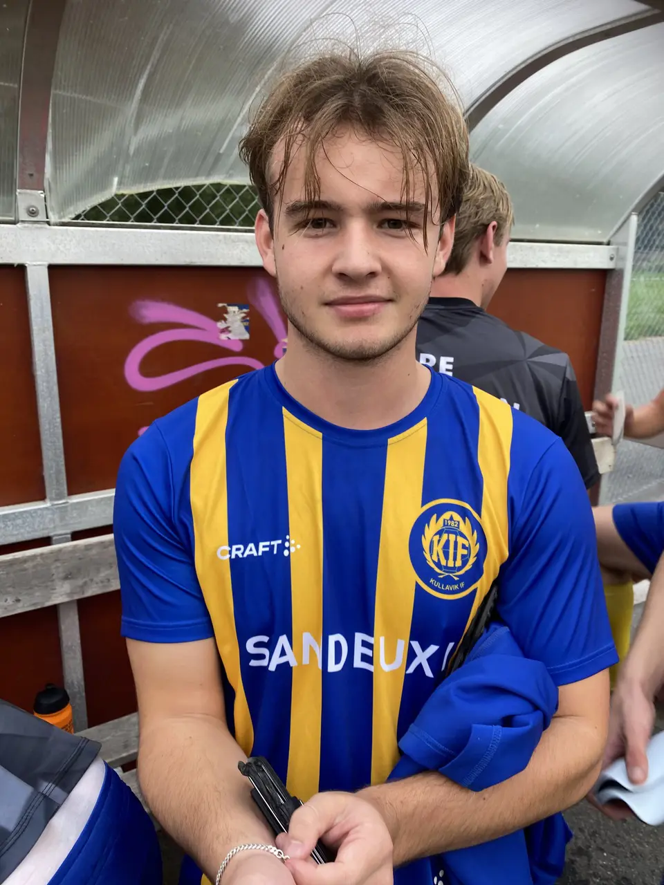 Simon Andersson, en av våra Herrlagsspelare.