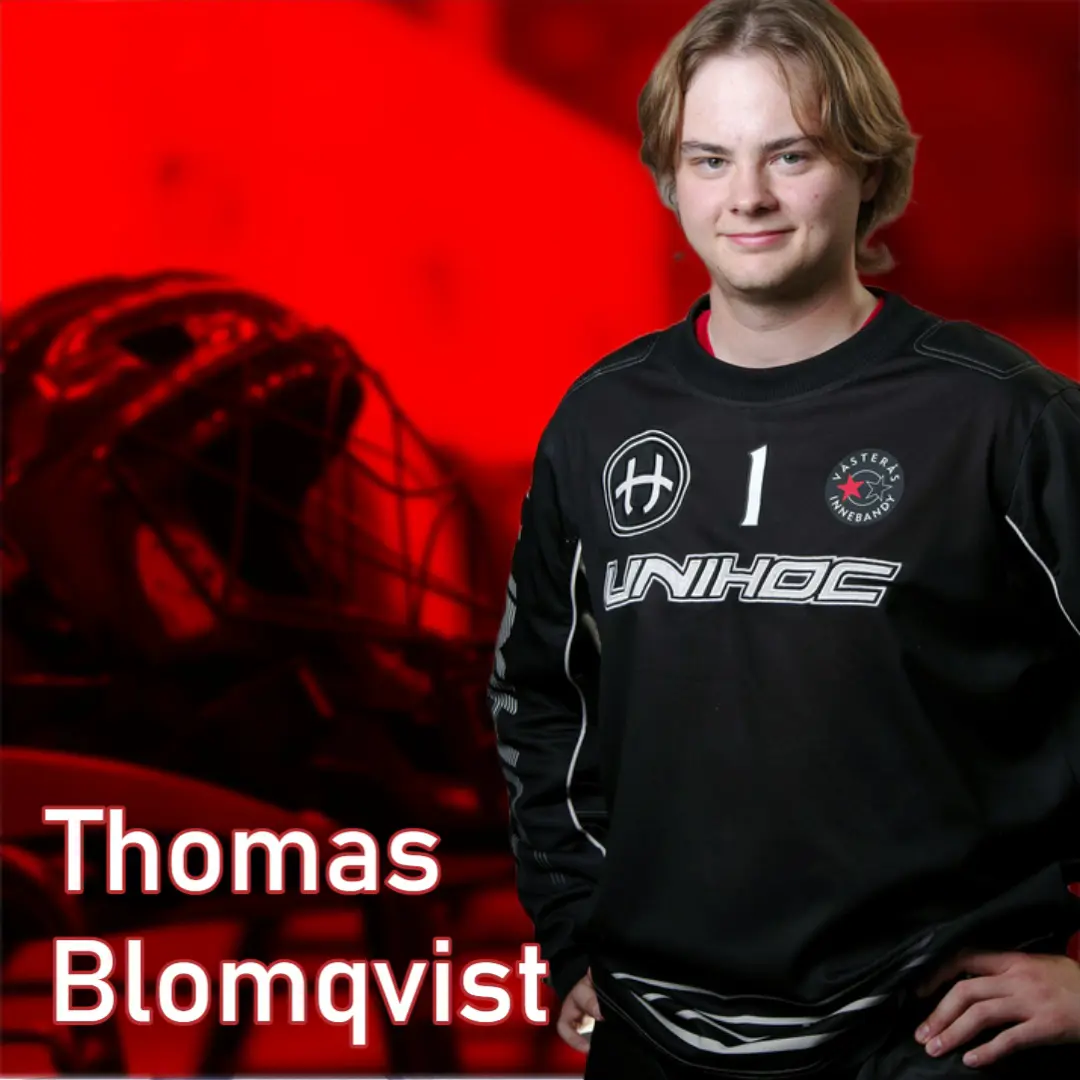 Thomas Blomqvist, målvakt i herrlaget.