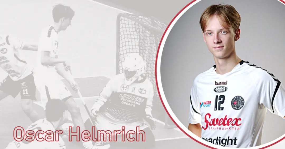 Oscar Helmrich debuterade i division 1 mot Bergs IK. Foto: Tony Jansson