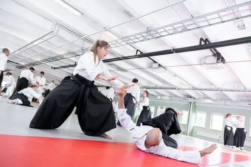 HT-24 invigde vi med ett träningsläger, där Dainius Šilingas från Litauen och vår egen Magnus Ohlsson instruerade. Ett härligt läger med aikidokas från Sverige & Litauen! Foto: Gabriel Brandström
