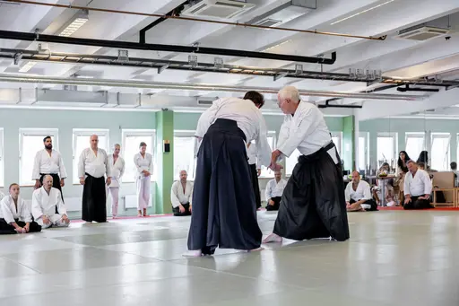 HT-24 invigde vi med ett träningsläger, där Dainius Šilingas från Litauen och vår egen Magnus Ohlsson instruerade. Ett härligt läger med aikidokas från Sverige & Litauen! Foto: Gabriel Brandström