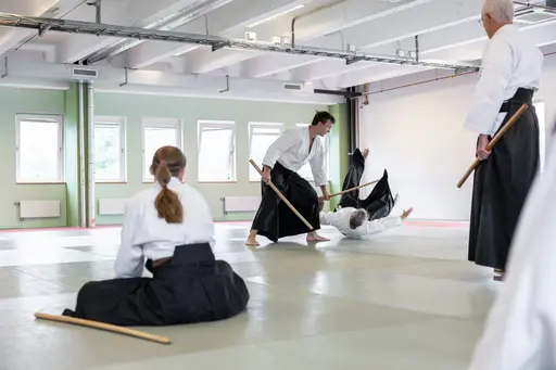HT-24 invigde vi med ett träningsläger, där Dainius Šilingas från Litauen och vår egen Magnus Ohlsson instruerade. Ett härligt läger med aikidokas från Sverige & Litauen! Foto: Gabriel Brandström