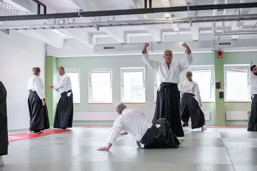 HT-24 invigde vi med ett träningsläger, där Dainius Šilingas från Litauen och vår egen Magnus Ohlsson instruerade. Ett härligt läger med aikidokas från Sverige & Litauen! Foto: Gabriel Brandström