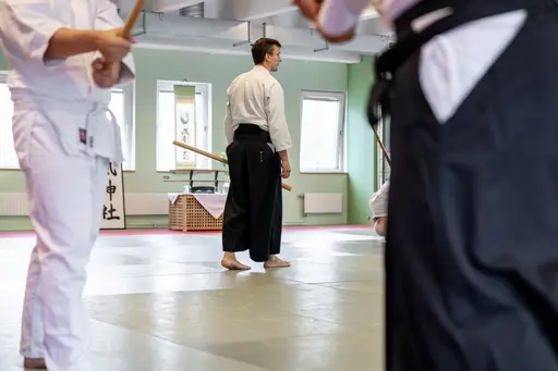 HT-24 invigde vi med ett träningsläger, där Dainius Šilingas från Litauen och vår egen Magnus Ohlsson instruerade. Ett härligt läger med aikidokas från Sverige & Litauen! Foto: Gabriel Brandström